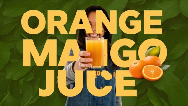 Orange mango juice