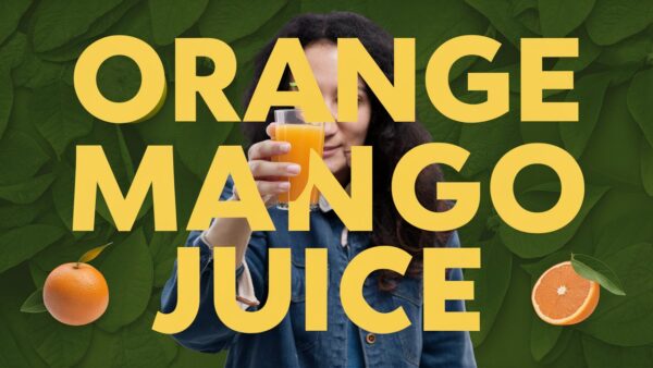 Orange mango juice