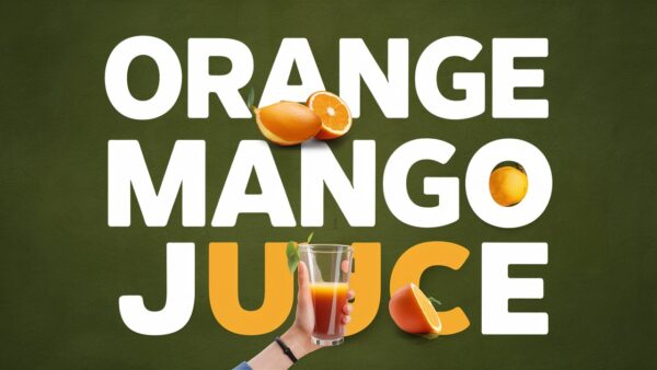 Orange mango juice